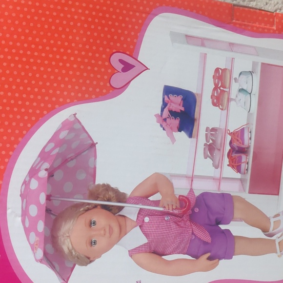 NEW Battat Our Generation Doll Sort A Shoe Shelves Shelving Rack Shoes Umbrella - Picture 7 of 8